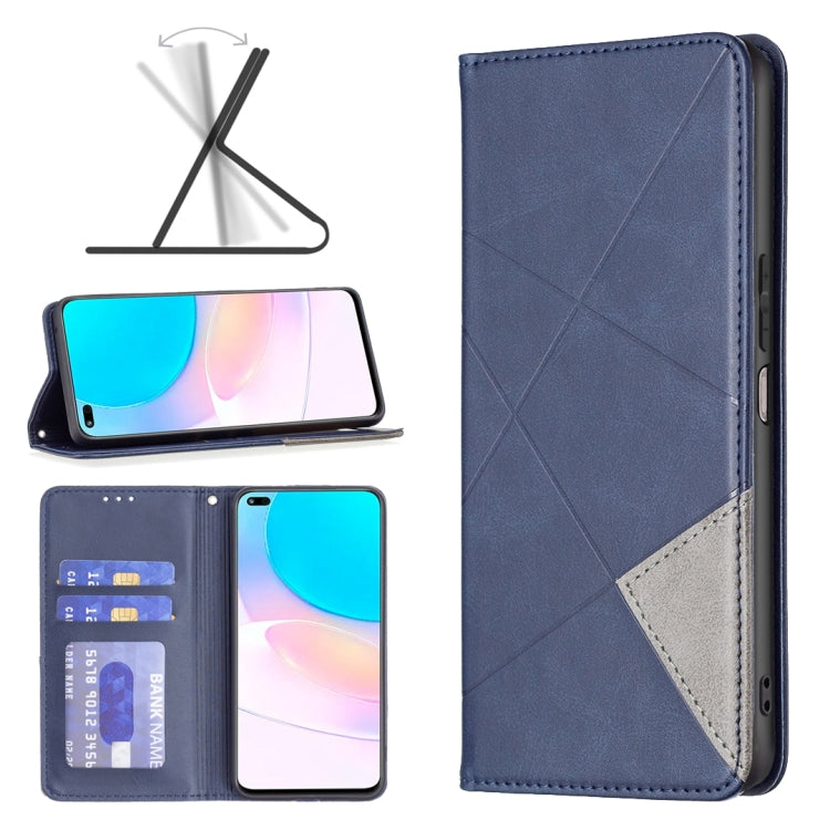 Custodia per telefono in pelle magnetica invisibile prismatica, For Honor 50 / Huawei nova 9, For Honor 50 Lite / Huawei nova 8i, For Motorola Moto E40 / E30, For Motorola Moto G22