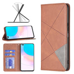 Custodia per telefono in pelle magnetica invisibile prismatica, For Honor 50 / Huawei nova 9, For Honor 50 Lite / Huawei nova 8i, For Motorola Moto E40 / E30, For Motorola Moto G22
