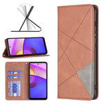 Custodia per telefono in pelle magnetica invisibile prismatica, For Honor 50 / Huawei nova 9, For Honor 50 Lite / Huawei nova 8i, For Motorola Moto E40 / E30, For Motorola Moto G22