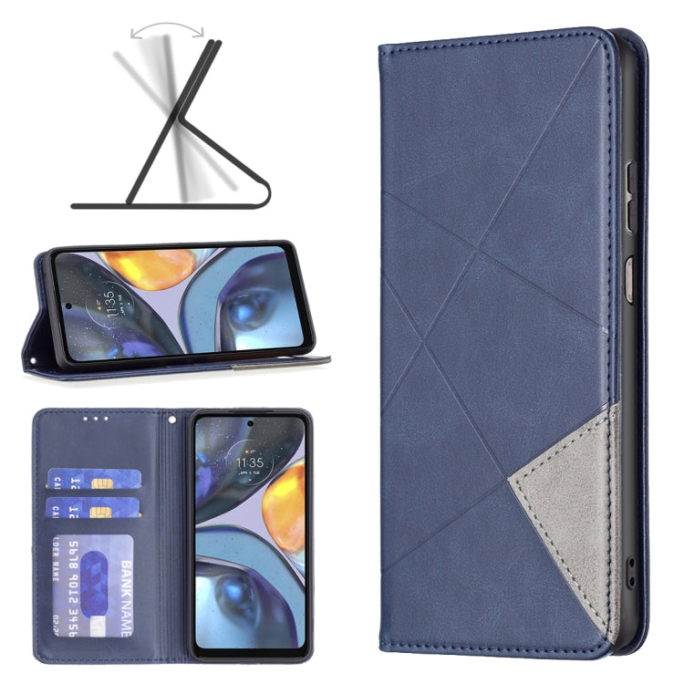 Custodia per telefono in pelle magnetica invisibile prismatica, For Honor 50 / Huawei nova 9, For Honor 50 Lite / Huawei nova 8i, For Motorola Moto E40 / E30, For Motorola Moto G22