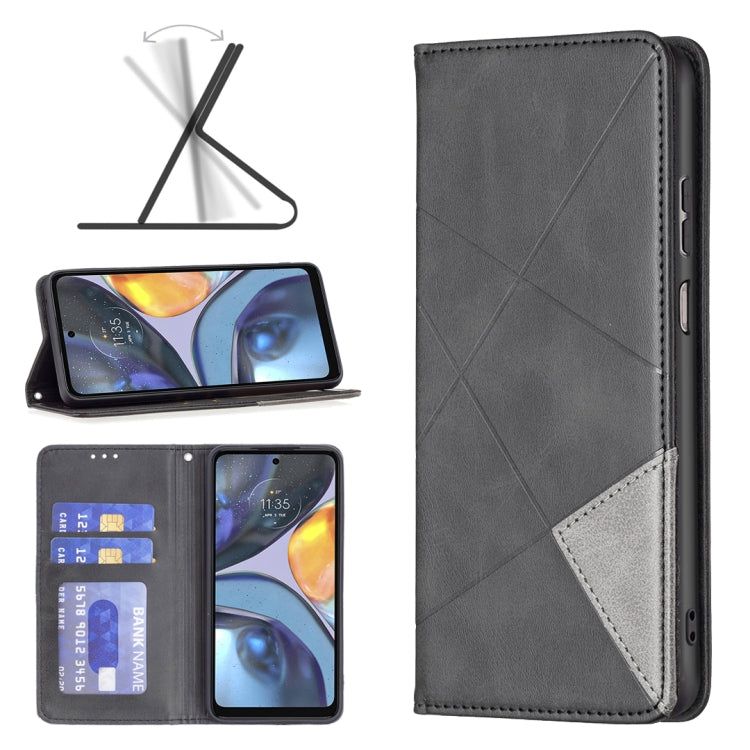 Custodia per telefono in pelle magnetica invisibile prismatica, For Honor 50 / Huawei nova 9, For Honor 50 Lite / Huawei nova 8i, For Motorola Moto E40 / E30, For Motorola Moto G22