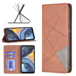 Custodia per telefono in pelle magnetica invisibile prismatica, For Honor 50 / Huawei nova 9, For Honor 50 Lite / Huawei nova 8i, For Motorola Moto E40 / E30, For Motorola Moto G22