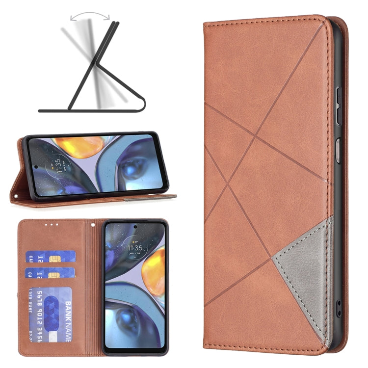 Custodia per telefono in pelle magnetica invisibile prismatica, For Honor 50 / Huawei nova 9, For Honor 50 Lite / Huawei nova 8i, For Motorola Moto E40 / E30, For Motorola Moto G22