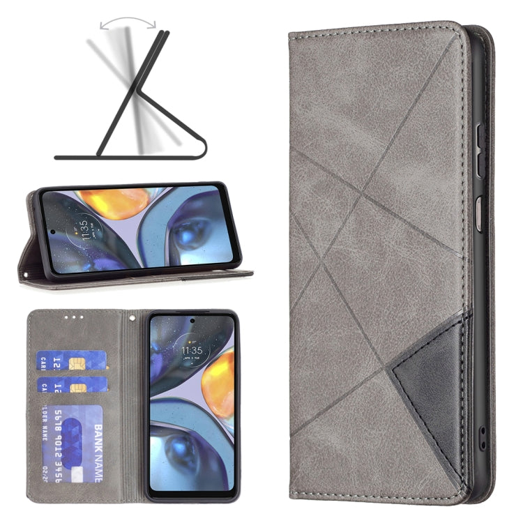 Custodia per telefono in pelle magnetica invisibile prismatica, For Honor 50 / Huawei nova 9, For Honor 50 Lite / Huawei nova 8i, For Motorola Moto E40 / E30, For Motorola Moto G22