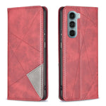 Custodia per telefono in pelle magnetica invisibile prismatica, For Motorola Moto G200 5G / Edge S30 5G, For OPPO A96 5G, For OPPO Find X5, For OPPO Realme 9 Pro
