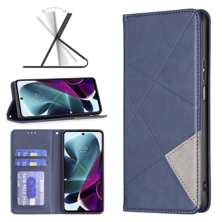 Custodia per telefono in pelle magnetica invisibile prismatica, For Motorola Moto G200 5G / Edge S30 5G, For OPPO A96 5G, For OPPO Find X5, For OPPO Realme 9 Pro