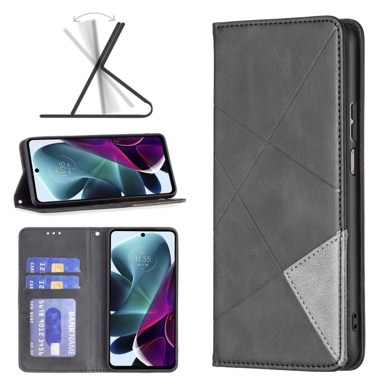 Custodia per telefono in pelle magnetica invisibile prismatica, For Motorola Moto G200 5G / Edge S30 5G, For OPPO A96 5G, For OPPO Find X5, For OPPO Realme 9 Pro