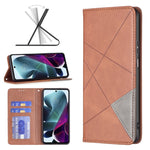 Custodia per telefono in pelle magnetica invisibile prismatica, For Motorola Moto G200 5G / Edge S30 5G, For OPPO A96 5G, For OPPO Find X5, For OPPO Realme 9 Pro