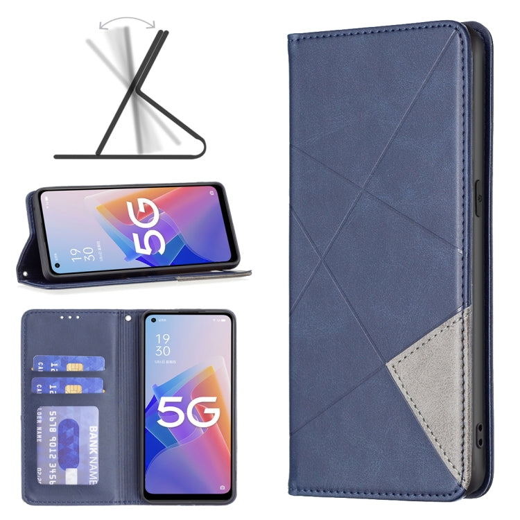 Custodia per telefono in pelle magnetica invisibile prismatica, For Motorola Moto G200 5G / Edge S30 5G, For OPPO A96 5G, For OPPO Find X5, For OPPO Realme 9 Pro