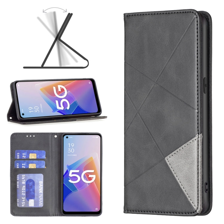 Custodia per telefono in pelle magnetica invisibile prismatica, For Motorola Moto G200 5G / Edge S30 5G, For OPPO A96 5G, For OPPO Find X5, For OPPO Realme 9 Pro