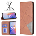 Custodia per telefono in pelle magnetica invisibile prismatica, For Motorola Moto G200 5G / Edge S30 5G, For OPPO A96 5G, For OPPO Find X5, For OPPO Realme 9 Pro