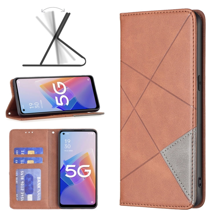 Custodia per telefono in pelle magnetica invisibile prismatica, For Motorola Moto G200 5G / Edge S30 5G, For OPPO A96 5G, For OPPO Find X5, For OPPO Realme 9 Pro