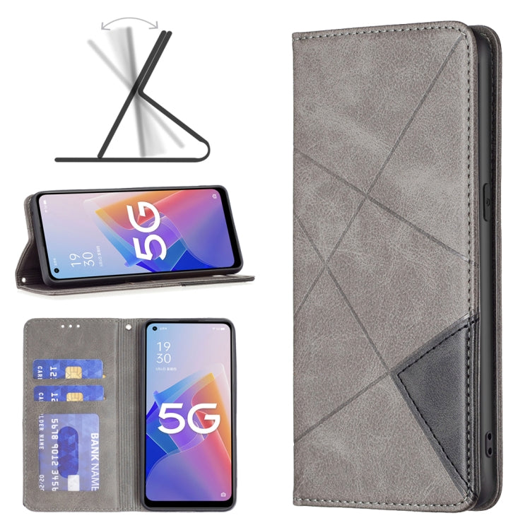 Custodia per telefono in pelle magnetica invisibile prismatica, For Motorola Moto G200 5G / Edge S30 5G, For OPPO A96 5G, For OPPO Find X5, For OPPO Realme 9 Pro
