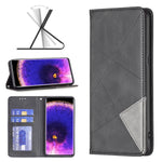 Custodia per telefono in pelle magnetica invisibile prismatica, For Motorola Moto G200 5G / Edge S30 5G, For OPPO A96 5G, For OPPO Find X5, For OPPO Realme 9 Pro