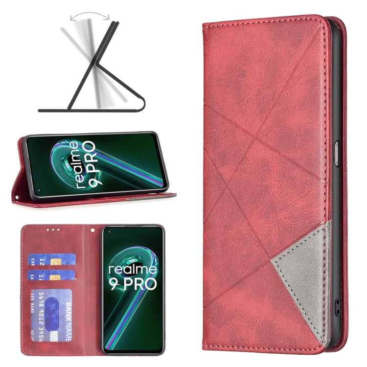 Custodia per telefono in pelle magnetica invisibile prismatica, For Motorola Moto G200 5G / Edge S30 5G, For OPPO A96 5G, For OPPO Find X5, For OPPO Realme 9 Pro