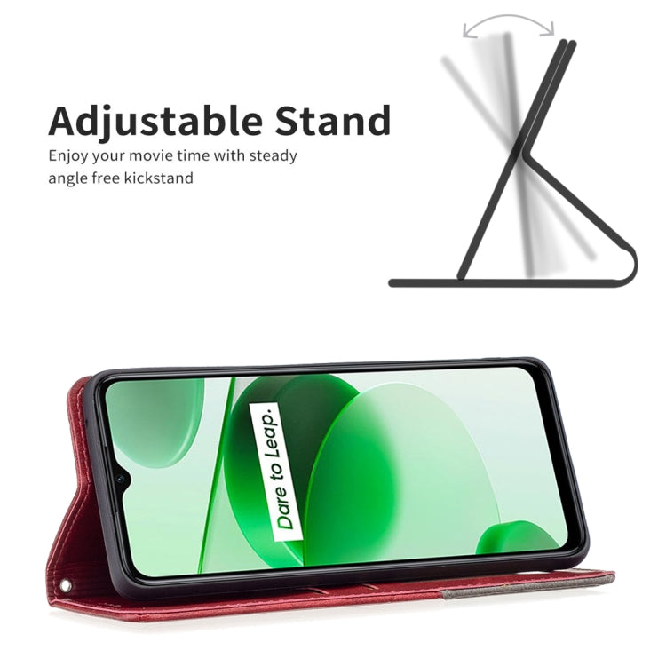 Custodia per telefono in pelle magnetica invisibile prismatica, For OPPO Realme C35, For Xiaomi Redmi Note 11 Pro Global, For Honor X20, For Xiaomi 12 Pro