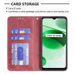 Custodia per telefono in pelle magnetica invisibile prismatica, For OPPO Realme C35, For Xiaomi Redmi Note 11 Pro Global, For Honor X20, For Xiaomi 12 Pro