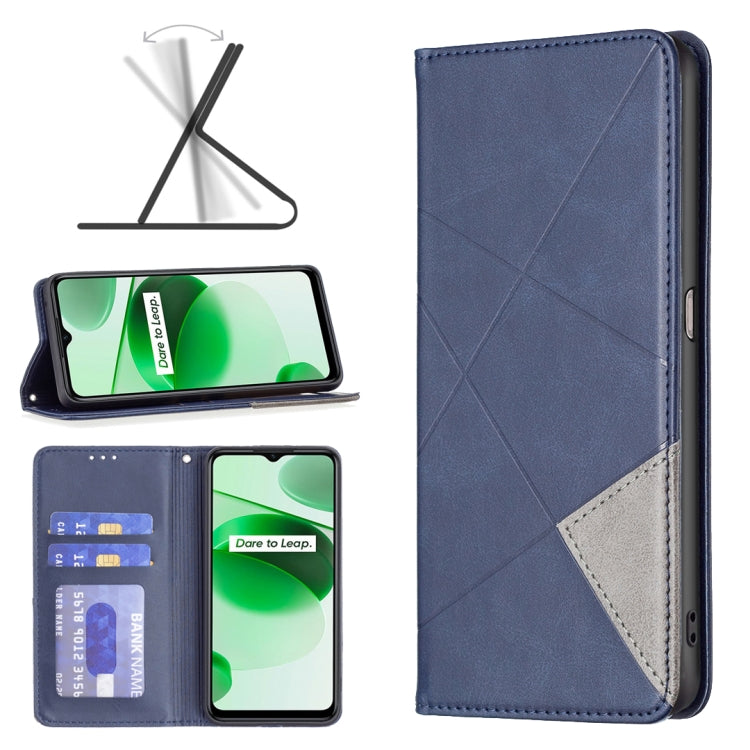 Custodia per telefono in pelle magnetica invisibile prismatica, For OPPO Realme C35, For Xiaomi Redmi Note 11 Pro Global, For Honor X20, For Xiaomi 12 Pro