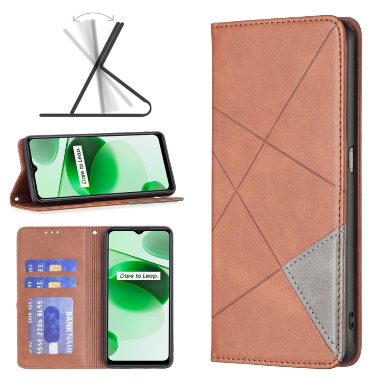 Custodia per telefono in pelle magnetica invisibile prismatica, For OPPO Realme C35, For Xiaomi Redmi Note 11 Pro Global, For Honor X20, For Xiaomi 12 Pro