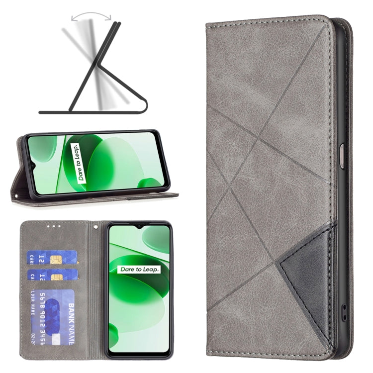 Custodia per telefono in pelle magnetica invisibile prismatica, For OPPO Realme C35, For Xiaomi Redmi Note 11 Pro Global, For Honor X20, For Xiaomi 12 Pro