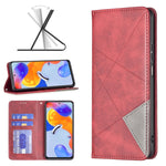 Custodia per telefono in pelle magnetica invisibile prismatica, For OPPO Realme C35, For Xiaomi Redmi Note 11 Pro Global, For Honor X20, For Xiaomi 12 Pro