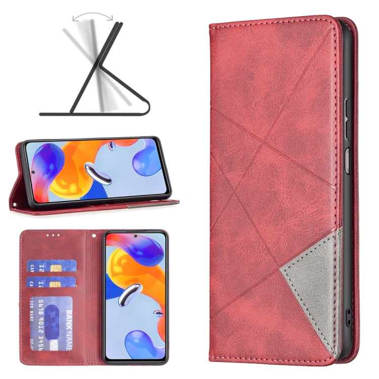 Custodia per telefono in pelle magnetica invisibile prismatica, For OPPO Realme C35, For Xiaomi Redmi Note 11 Pro Global, For Honor X20, For Xiaomi 12 Pro
