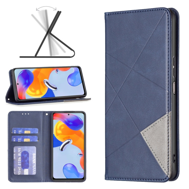 Custodia per telefono in pelle magnetica invisibile prismatica, For OPPO Realme C35, For Xiaomi Redmi Note 11 Pro Global, For Honor X20, For Xiaomi 12 Pro