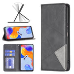 Custodia per telefono in pelle magnetica invisibile prismatica, For OPPO Realme C35, For Xiaomi Redmi Note 11 Pro Global, For Honor X20, For Xiaomi 12 Pro