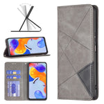 Custodia per telefono in pelle magnetica invisibile prismatica, For OPPO Realme C35, For Xiaomi Redmi Note 11 Pro Global, For Honor X20, For Xiaomi 12 Pro