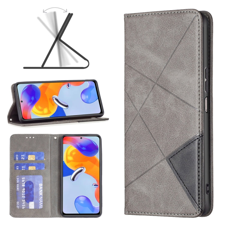 Custodia per telefono in pelle magnetica invisibile prismatica, For OPPO Realme C35, For Xiaomi Redmi Note 11 Pro Global, For Honor X20, For Xiaomi 12 Pro