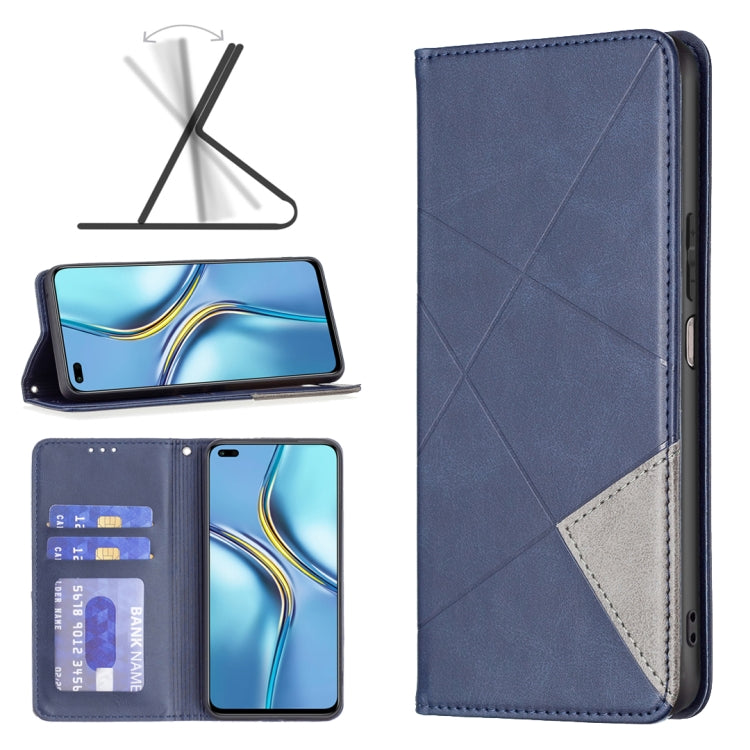 Custodia per telefono in pelle magnetica invisibile prismatica, For OPPO Realme C35, For Xiaomi Redmi Note 11 Pro Global, For Honor X20, For Xiaomi 12 Pro