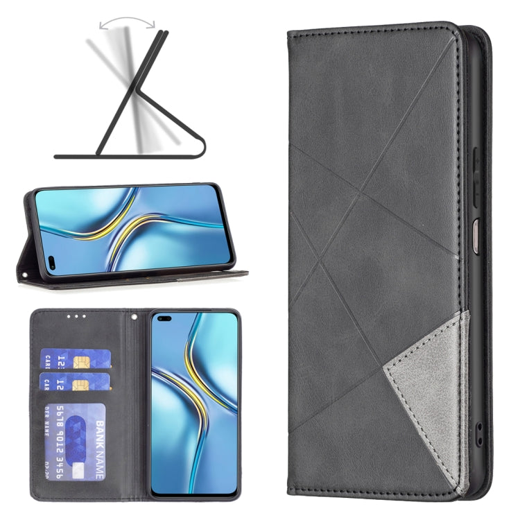 Custodia per telefono in pelle magnetica invisibile prismatica, For OPPO Realme C35, For Xiaomi Redmi Note 11 Pro Global, For Honor X20, For Xiaomi 12 Pro