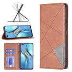 Custodia per telefono in pelle magnetica invisibile prismatica, For OPPO Realme C35, For Xiaomi Redmi Note 11 Pro Global, For Honor X20, For Xiaomi 12 Pro