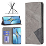 Custodia per telefono in pelle magnetica invisibile prismatica, For OPPO Realme C35, For Xiaomi Redmi Note 11 Pro Global, For Honor X20, For Xiaomi 12 Pro