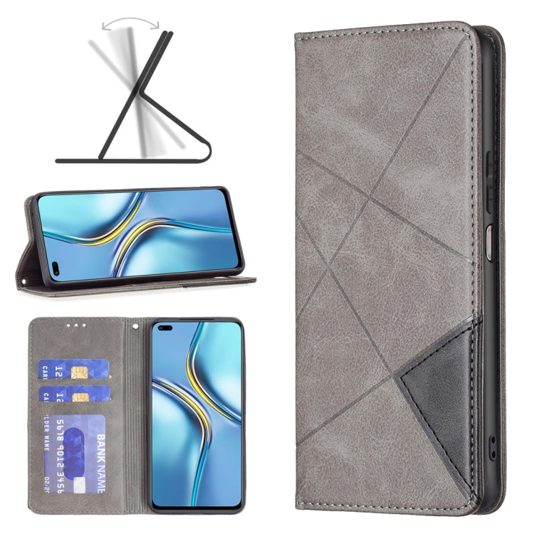 Custodia per telefono in pelle magnetica invisibile prismatica, For OPPO Realme C35, For Xiaomi Redmi Note 11 Pro Global, For Honor X20, For Xiaomi 12 Pro