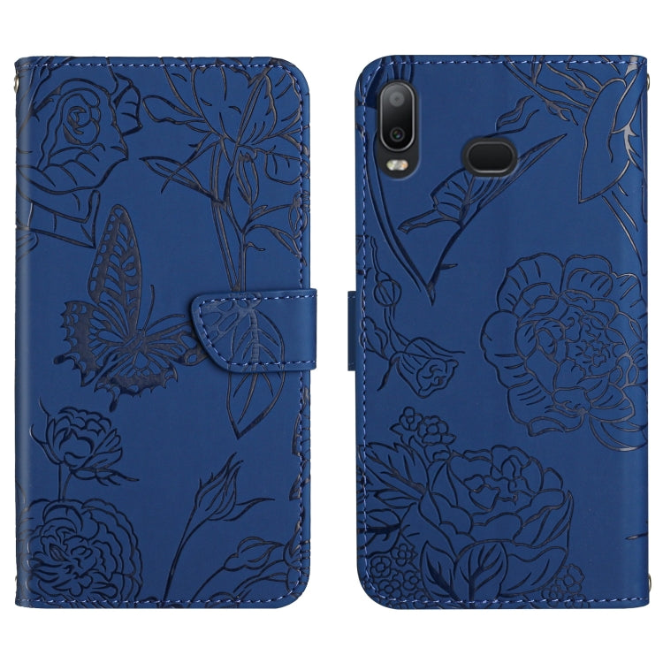 Custodia per cellulare in pelle goffrata con peonia a farfalla, For Samsung Galaxy A10s, For Samsung Galaxy A12, For Samsung Galaxy A13 4G, For Samsung Galaxy A13 5G