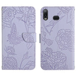 Custodia per cellulare in pelle goffrata con peonia a farfalla, For Samsung Galaxy A10s, For Samsung Galaxy A12, For Samsung Galaxy A13 4G, For Samsung Galaxy A13 5G