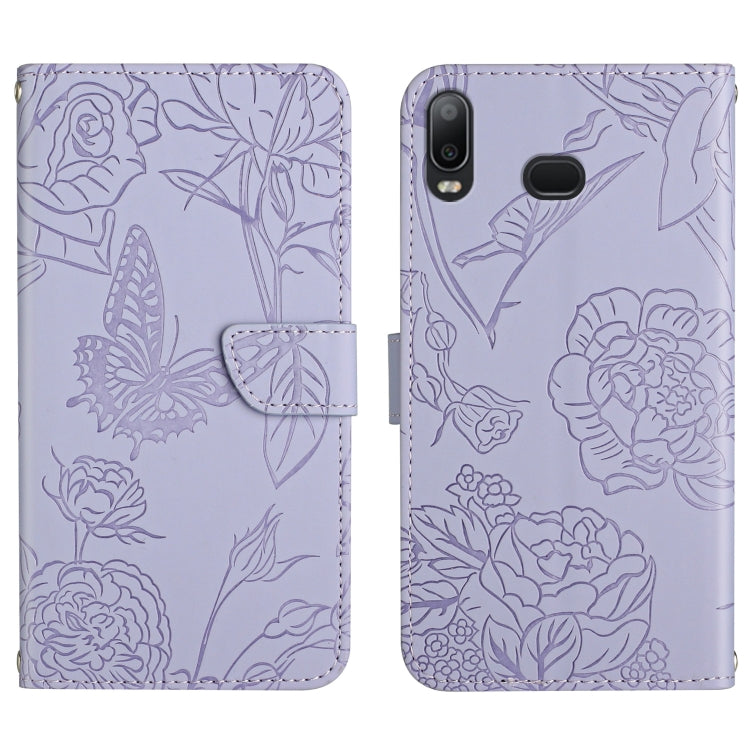 Custodia per cellulare in pelle goffrata con peonia a farfalla, For Samsung Galaxy A10s, For Samsung Galaxy A12, For Samsung Galaxy A13 4G, For Samsung Galaxy A13 5G