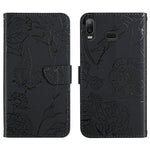 Custodia per cellulare in pelle goffrata con peonia a farfalla, For Samsung Galaxy A10s, For Samsung Galaxy A12, For Samsung Galaxy A13 4G, For Samsung Galaxy A13 5G
