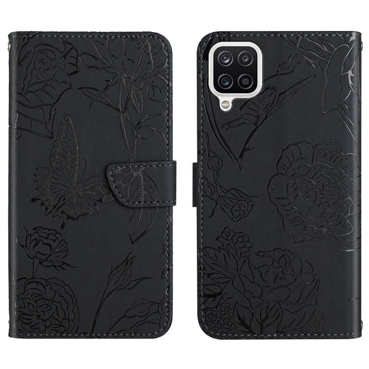 Custodia per cellulare in pelle goffrata con peonia a farfalla, For Samsung Galaxy A10s, For Samsung Galaxy A12, For Samsung Galaxy A13 4G, For Samsung Galaxy A13 5G