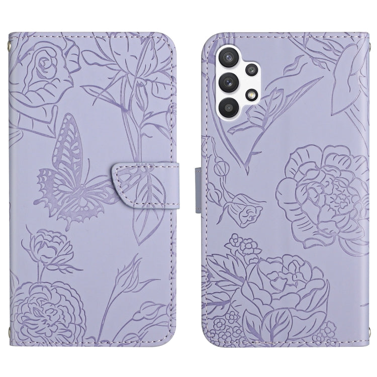 Custodia per cellulare in pelle goffrata con peonia a farfalla, For Samsung Galaxy A10s, For Samsung Galaxy A12, For Samsung Galaxy A13 4G, For Samsung Galaxy A13 5G
