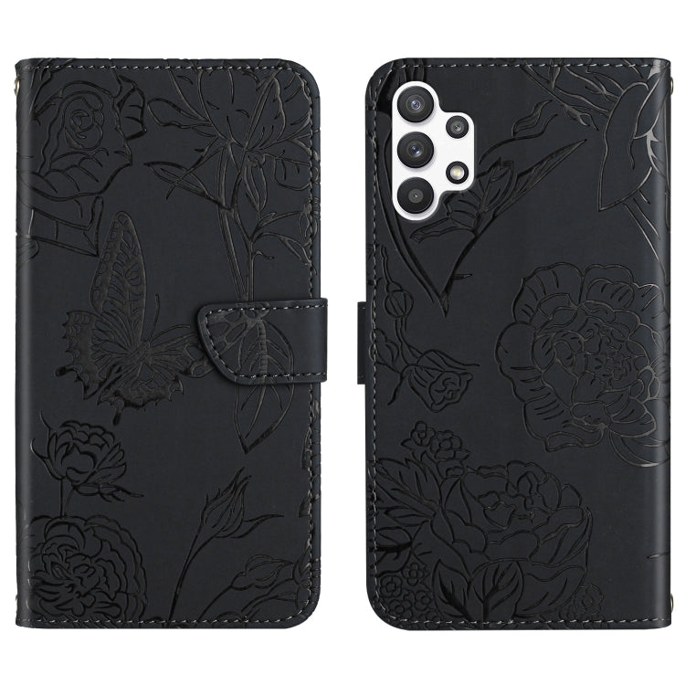 Custodia per cellulare in pelle goffrata con peonia a farfalla, For Samsung Galaxy A10s, For Samsung Galaxy A12, For Samsung Galaxy A13 4G, For Samsung Galaxy A13 5G