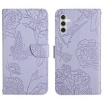 Custodia per cellulare in pelle goffrata con peonia a farfalla, For Samsung Galaxy A10s, For Samsung Galaxy A12, For Samsung Galaxy A13 4G, For Samsung Galaxy A13 5G