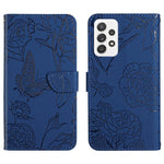 Custodia per cellulare in pelle goffrata con peonia a farfalla, For Samsung Galaxy A32 4G, For Samsung Galaxy A32 5G, For Samsung Galaxy A33 5G, For Samsung Galaxy A40