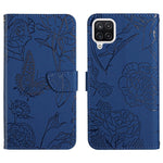 Custodia per cellulare in pelle goffrata con peonia a farfalla, For Samsung Galaxy A41, For Samsung Galaxy A42 5G, For Samsung Galaxy A50, For Samsung Galaxy A51