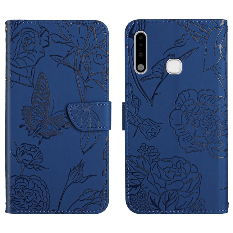 Custodia per cellulare in pelle goffrata con peonia a farfalla, For Samsung Galaxy A51 5G, For Samsung Galaxy A53 5G, For Samsung Galaxy A70, For Samsung Galaxy A70e
