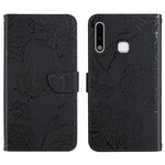 Custodia per cellulare in pelle goffrata con peonia a farfalla, For Samsung Galaxy A51 5G, For Samsung Galaxy A53 5G, For Samsung Galaxy A70, For Samsung Galaxy A70e