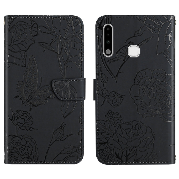 Custodia per cellulare in pelle goffrata con peonia a farfalla, For Samsung Galaxy A51 5G, For Samsung Galaxy A53 5G, For Samsung Galaxy A70, For Samsung Galaxy A70e