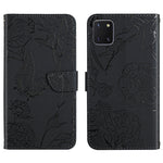 Custodia per cellulare in pelle goffrata con peonia a farfalla, For Samsung Galaxy A71, For Samsung Galaxy A71 5G, For Samsung Galaxy A73 5G, For Samsung Galaxy A81