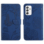 Custodia per cellulare in pelle goffrata con peonia a farfalla, For Samsung Galaxy A82, For Samsung Galaxy A91, For Samsung Galaxy F52 5G, For Samsung Galaxy F62 / M62